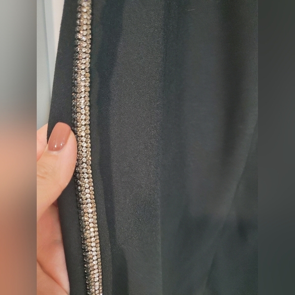 Dynamite V Neckline Dress with Rhinestones - Picture 13 of 16